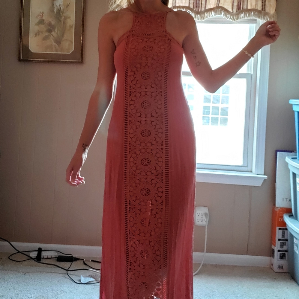 Maxi Burnt Orange dress!